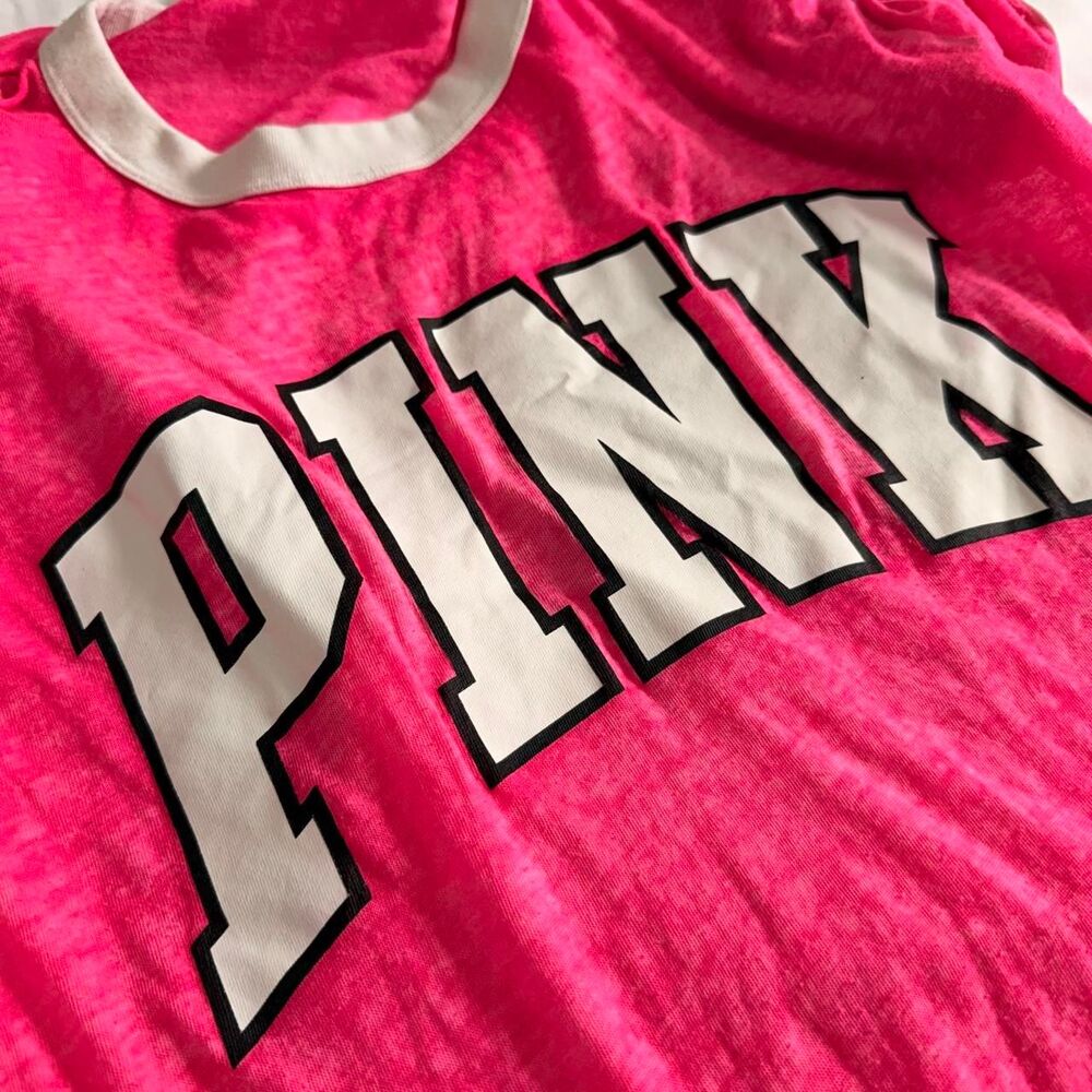 Victoria-s-secret Women's Pink T-shirt - Picture 3 of 6